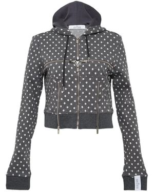 ROKH Broken Zip-Up Hoodie - Black