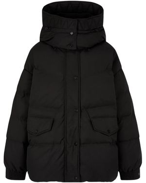 Studio Tomboy X Detachable-Hood Down Jacket - Black