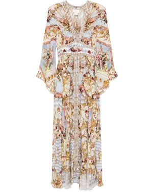CAMILLA Robe À Manches Kimono - Neutre