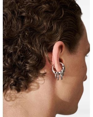 Panconesi Multi-Hoop Ear Cuff - Brown