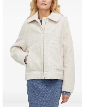 DRYKORN Teddy Zip-Up Jacket - White