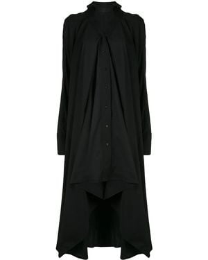 Marc Le Bihan Longline Slouchy Jacket - Black