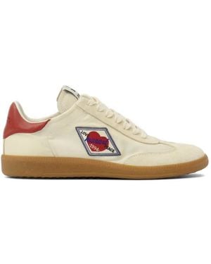 Isabel Marant Kaycee Love-Patch Trainers - Pink