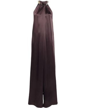 Stella McCartney Chain-Link-Detail Jumpsuit - Purple