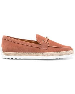 Tod's Mocassini Gomma - Marrone