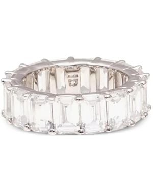 Izabel Display Emerald-Cut Zirconia Ring - White