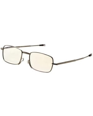 Tumi Rectangle-Frame Sunglasses - White