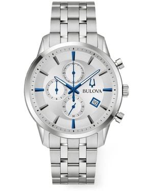 Bulova Sutton 41Mm Watch - White