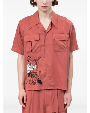 Kidsuper Tecnacolor Dreams Embroidered Shirt