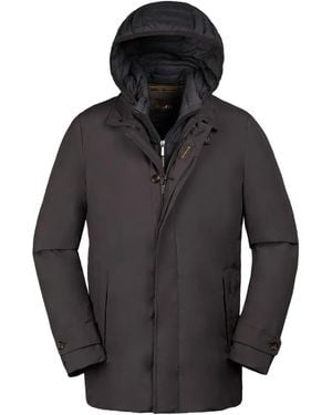 Moorer Raffaello-Stp Hooded Jacket - Grey