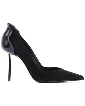 Le Silla Petalo Suede Pumps - Black
