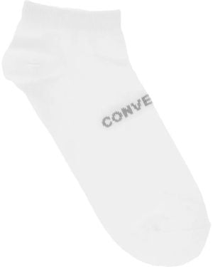 Converse Logo-Print Cotton Socks - White