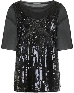 Alberta Ferretti Sequin-Embellished Shirt - Black