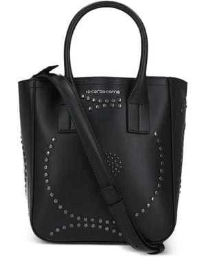 10 Corso Como Studded Tote Bag - Black