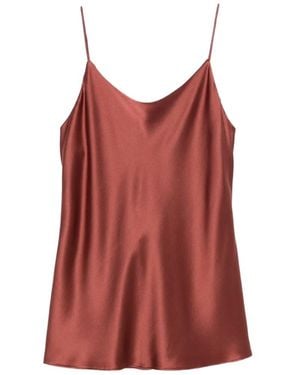 Max Mara Spaghetti-Strap Top - Red