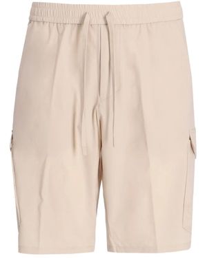 BOSS Shorts Mit Logo-Patch - Natur