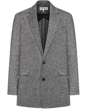Loewe Wool Blend Jacket - Gray