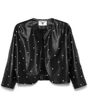 Nissa Crystal-Embellished Jacket - Black