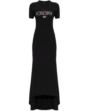 Willy Chavarria Welcome To America Dress - Black