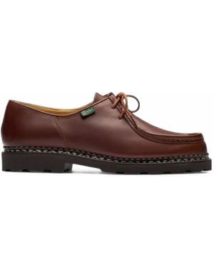 Paraboot Michael Leather Derby Shoes - Brown