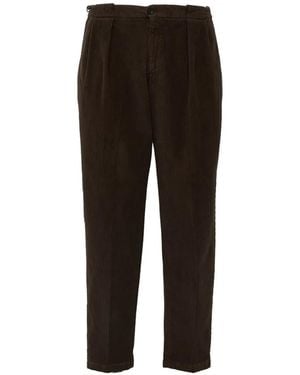 Briglia 1949 Portobellos Corduroy Trousers - Black