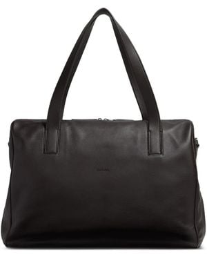 ZEGNA Second Reisetasche Aus Leder - Schwarz