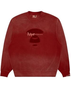 Aape By A Bathing Ape Sweatshirt Mit Graffiti-Print - Rot