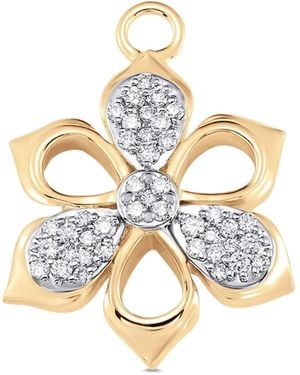 Sara Weinstock 18K Lierre Diamond Pendant Charm - Metallic