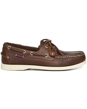 Sebago Docksides Portland Boat Shoes - Brown