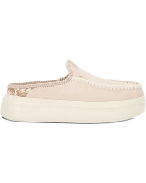 HEYDUDE Leather Loafers - Natural
