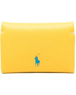 Polo Ralph Lauren Polo Pony-Debossed Wallet - Yellow