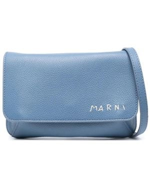 Marni レザー ベルトバッグ - ブルー