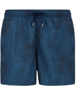 Canali ドローストリング トランクス水着 - ブルー