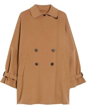 Weekend by Maxmara オーバーサイズ ダブルコート - ナチュラル