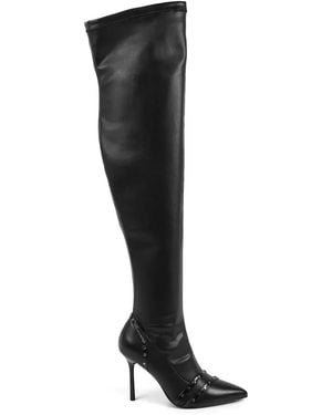 KARL LAGERFELD 90Mm Sarabande Over-The-Knee Boots - Black