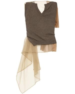 Magliano Romanticone V-Neck Sweater - Natural