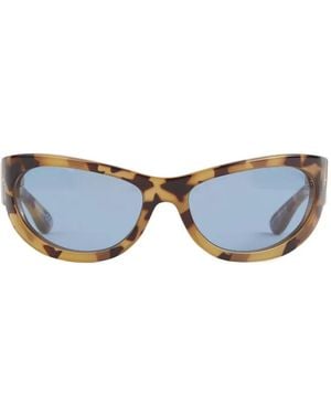 Tom Ford Oval-Frame Sunglasses - Blue