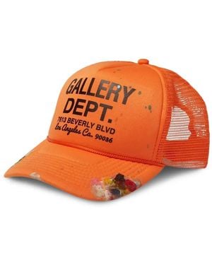 GALLERY DEPT. Logo-Detail Trucker Cap - Orange