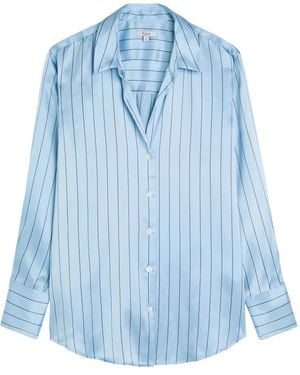 Rails Camisa Con Botones - Azul