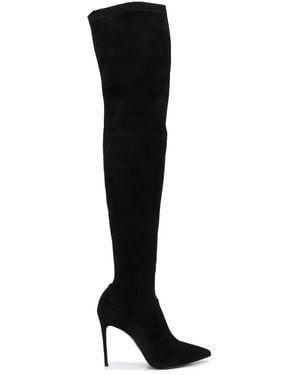 Le Silla Carry Over Thigh-High Boots - Black