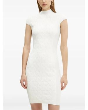 Marciano Hermione High-Neck Mini Dress - White