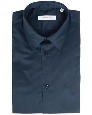 Gazzarrini x Michele Franzese Cotton Shirt - Blue