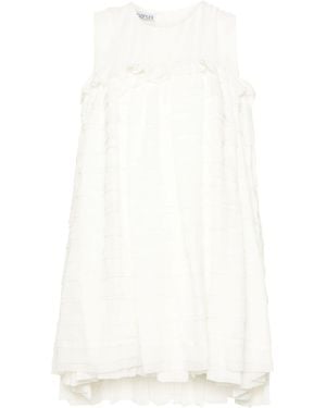 Baruni Ruffled Mini Dress - White