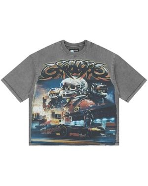 Godspeed T-Shirt Con Grafica - Grigio