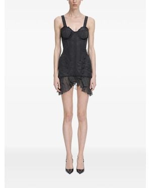 KNWLS Sable Corset-Style Mini Dress - Black