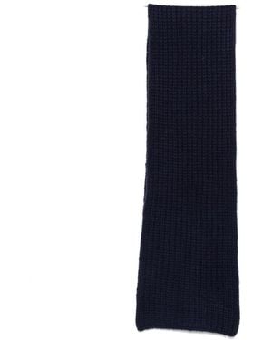Liska Michaela Chunky-Knit Cashmere Scarf - Blue