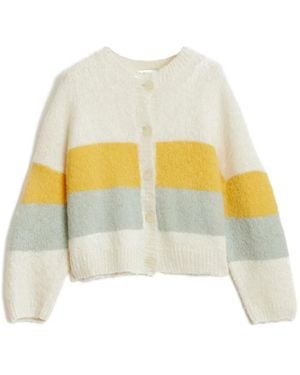 Rodebjer Cardigan A Righe Aldonza - Bianco