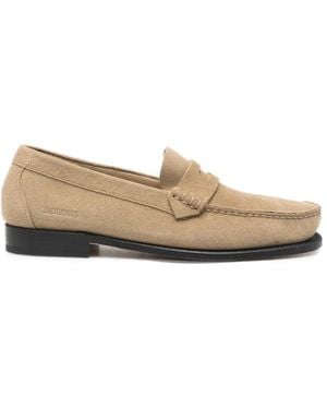 Jacquemus The Palmier Suede Loafers - White
