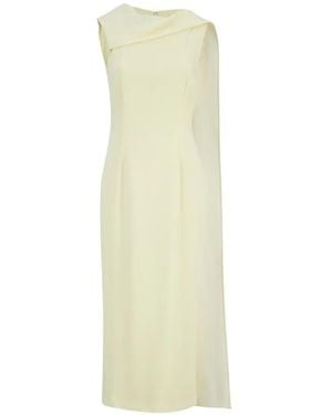 Roland Mouret Robe Courte À Détail De Ceinture - Blanc