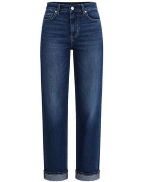 Liu Jo Faded Turn-Up Jeans - Blue